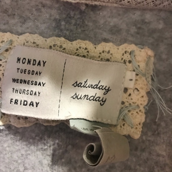 Sunday Monday open knitted cardigan Anthropologie - Picture 6 of 7